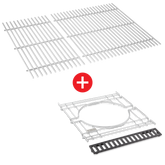 WEBER CRAFTED Stainless Steel Cooking Grates & Frame Kit - GENESIS 300 series
