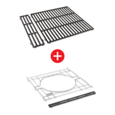 WEBER CRAFTED Porcelain-Enameled Cast-Iron Cooking Grates & Frame Kit – SPIRIT 200 series
