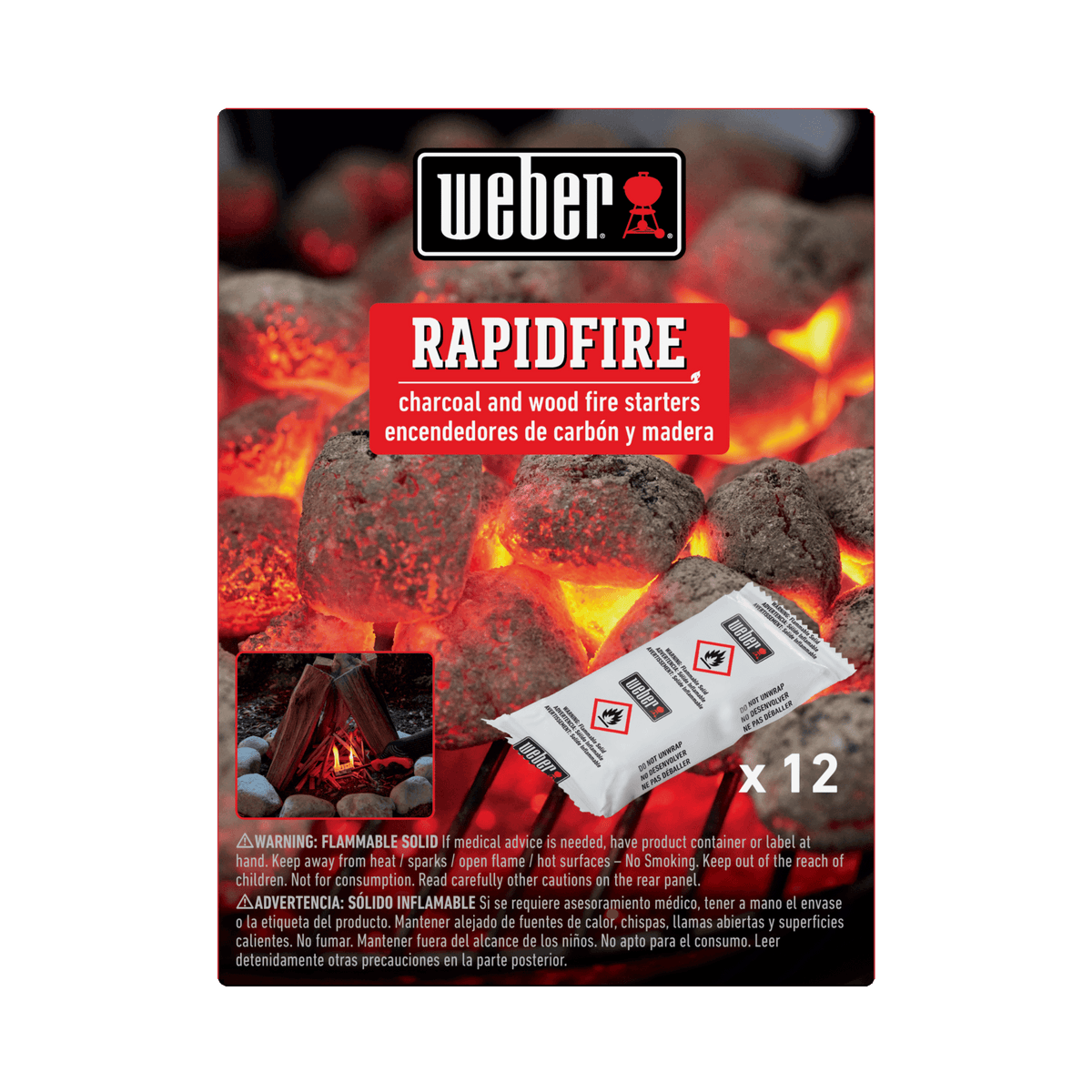 12 pc Rapidfire Fire Starters