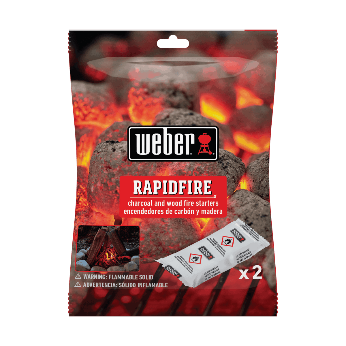 2 pc Rapidfire Fire Starters