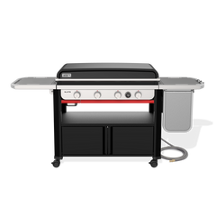 Slate® 36" Rust-Resistant Griddle with Flip-Up Side Table (Natural Gas)
